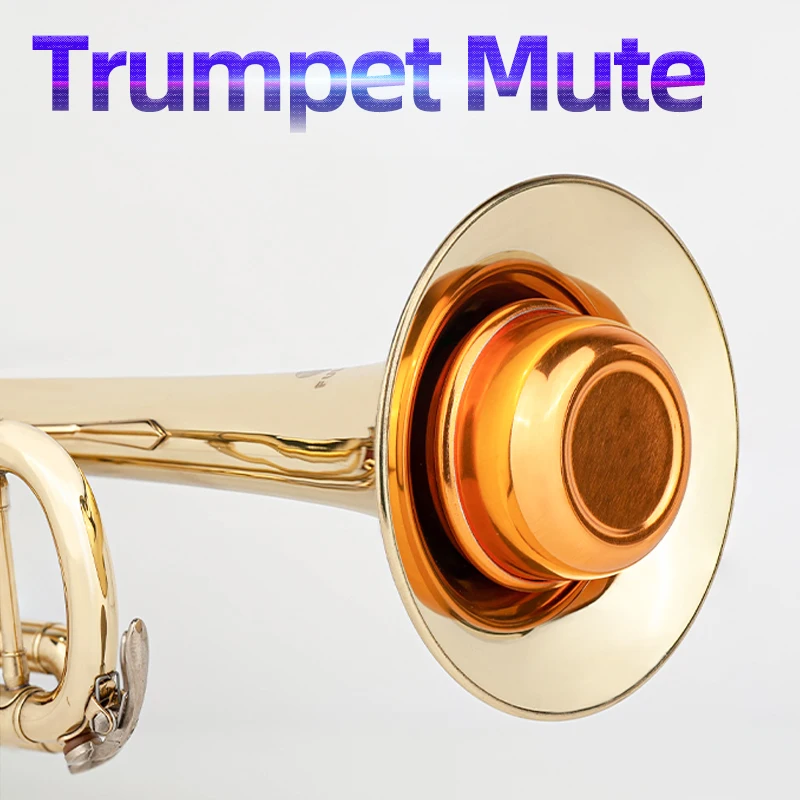 B-Flat Trumpet Mute Device for Beginners Practice Universal Musical Instrument Accessory Does Not Disturb Neighbors Straight Mut