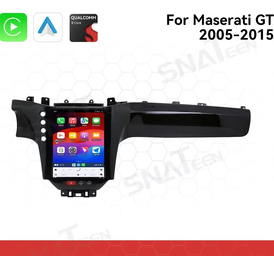 Android 13 12.1 Inch Carplay Car Radio For Maserati GT 2005-2015 Car GPS Navigation Multimedia Player Auto Stereo Head Unit