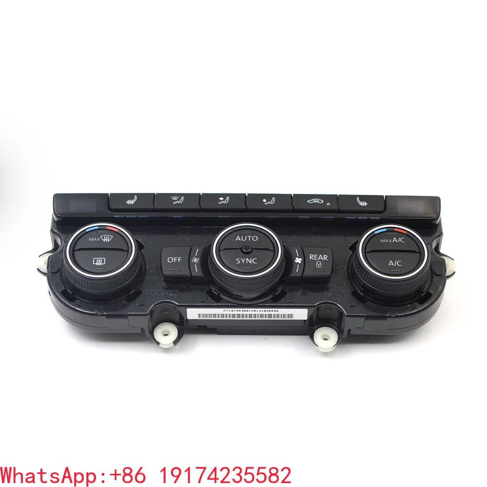 Panneau de commande climatronique avec visualisation du chauffage du siège de verrouillage arrière sur RNS / RCD 3AD 907 044 Q pour Passat B7