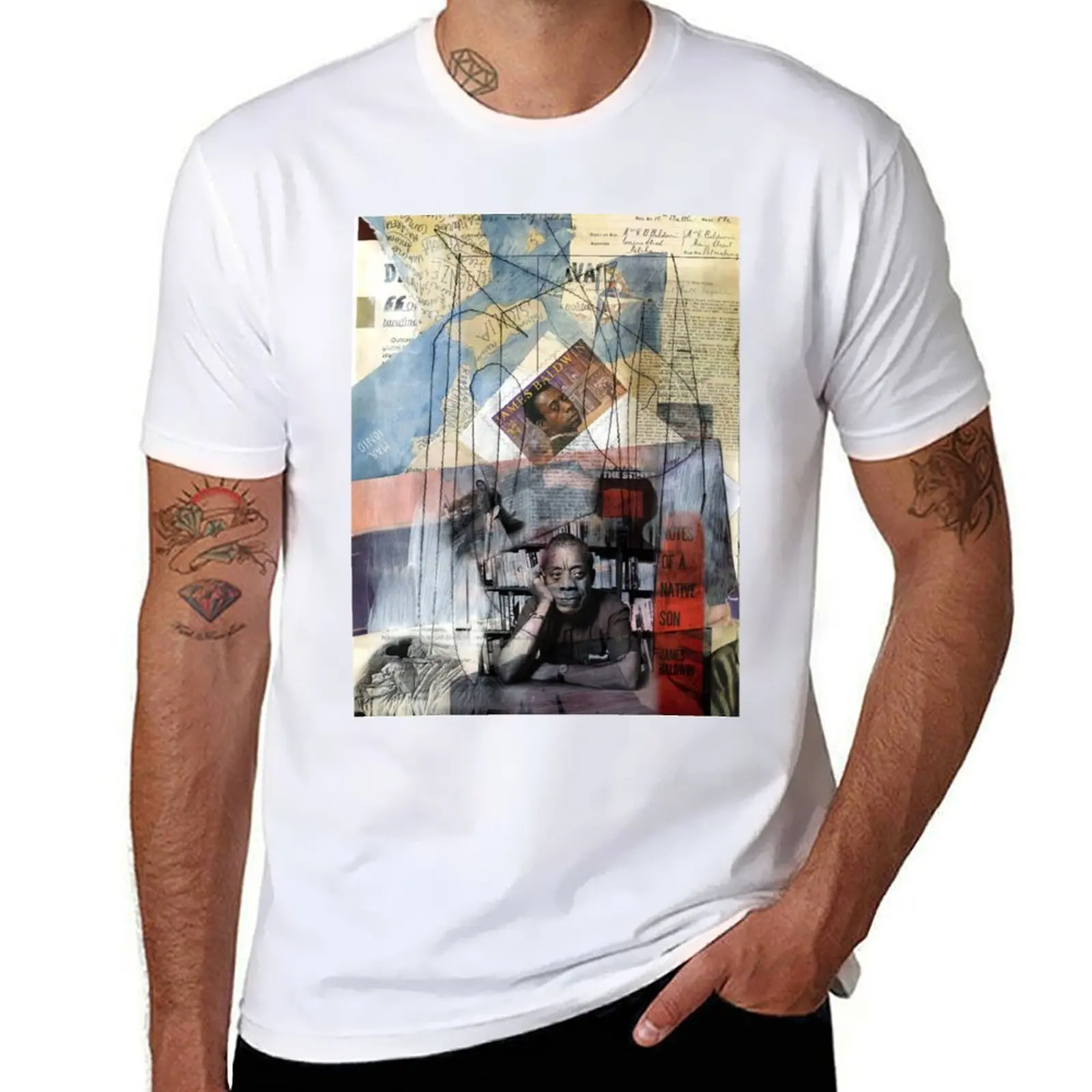 

james baldwin T-Shirt t shirts for man cotton funny t shirt custom print funny t shirts cotton T-Shirt