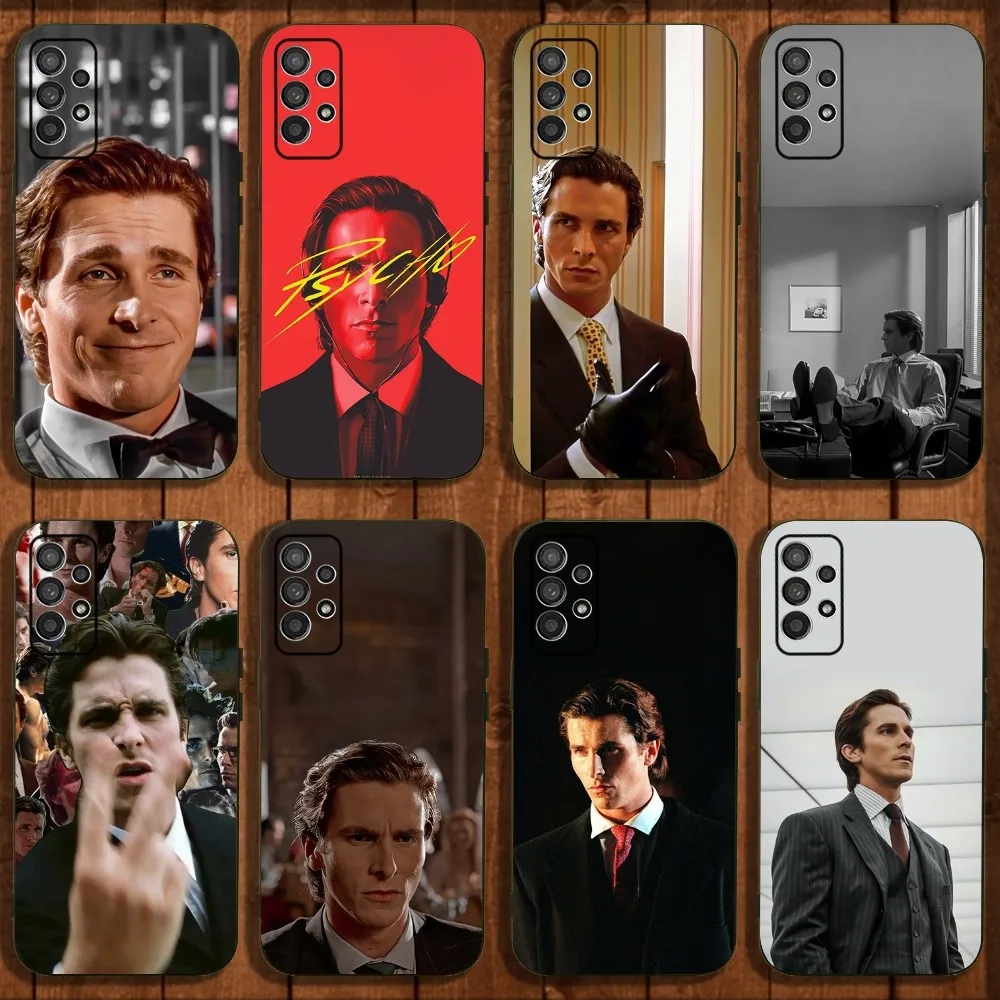 P-Patrick P-Psychos B-Batemans Phone Case For Samsung Galaxy A13,A21s,A22,A31,A32,A52,A53,A71,A80,A91 Soft Black Cover