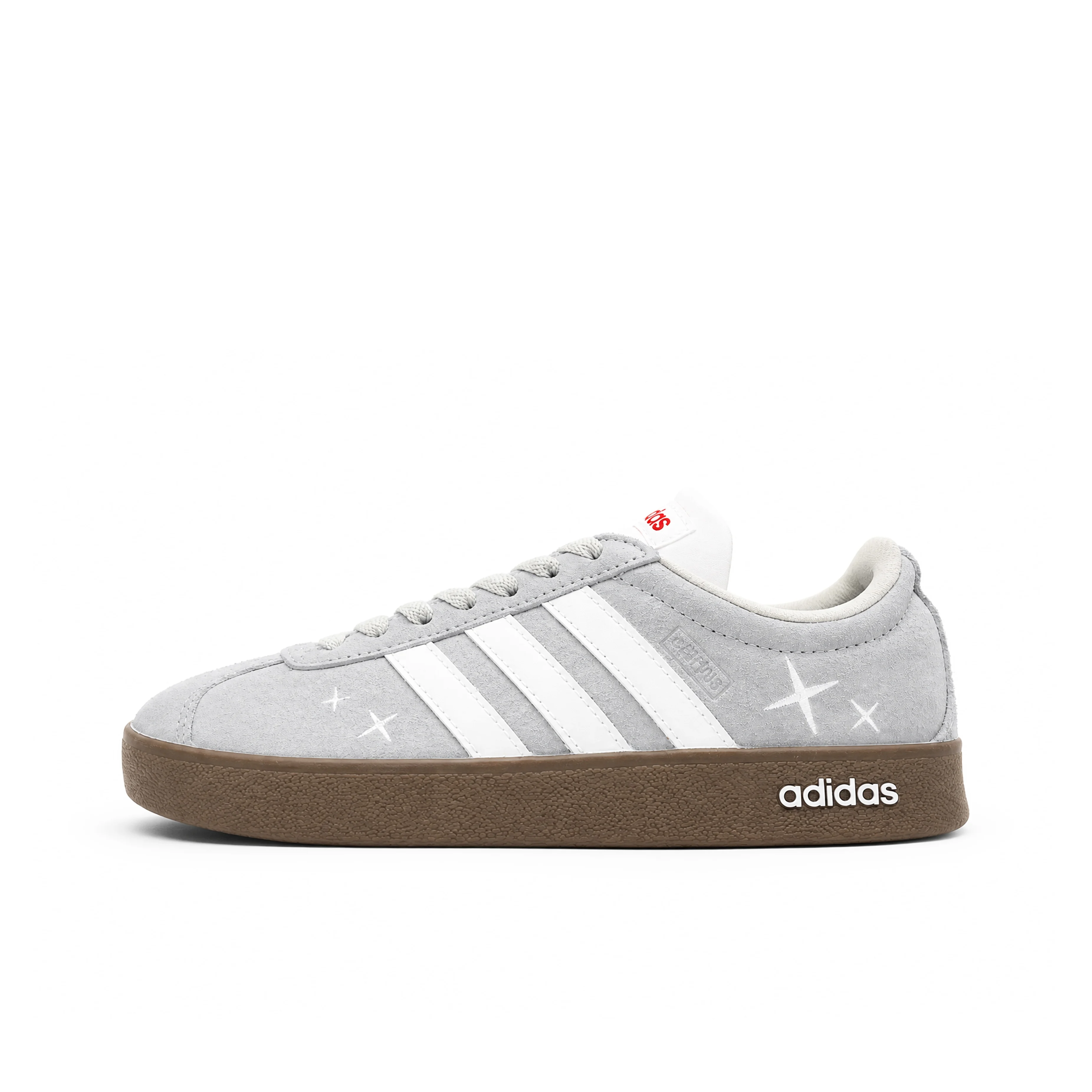 Adidas VL COURT 2.0 German Army Trainers Unisex Low Top Gray/White HQ1802(Team847-)