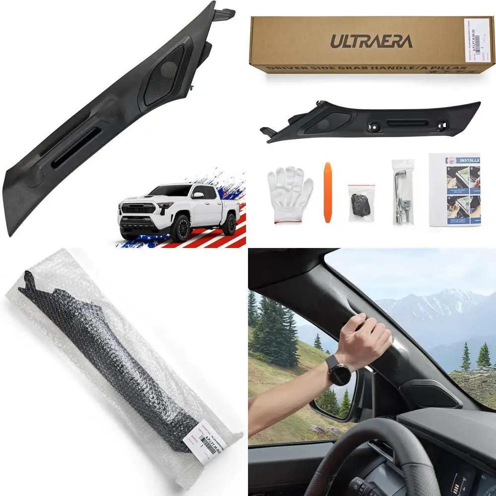 

A Pillar Grab Handle Interior Trim Assist Handle Driver Side Car Compatible with 2024 2025 Toyota Tacoma Replacement car Accesso