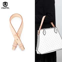 Wuta saco cinta para lv neverfull alça alças bolsa crossbody underarm curto cintos de ombro geunnie couro saco acessórios