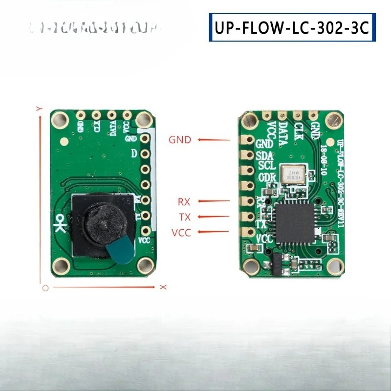 UPixels Optical Flow w Distance-Measuring 2-in-1 Module 50Hz Serial Port Output with CMOS Image Sensor for RC FPV Drone Hovering