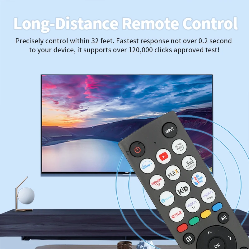 ERF2J36H IR Remote Control For Hisense UHD 4K Smart TV 43A6K 58A6K 65A6K 70A6K 75A6K 55A63H 65A63H 75A63H 43A67K 43A68K 43A69K - Image 3