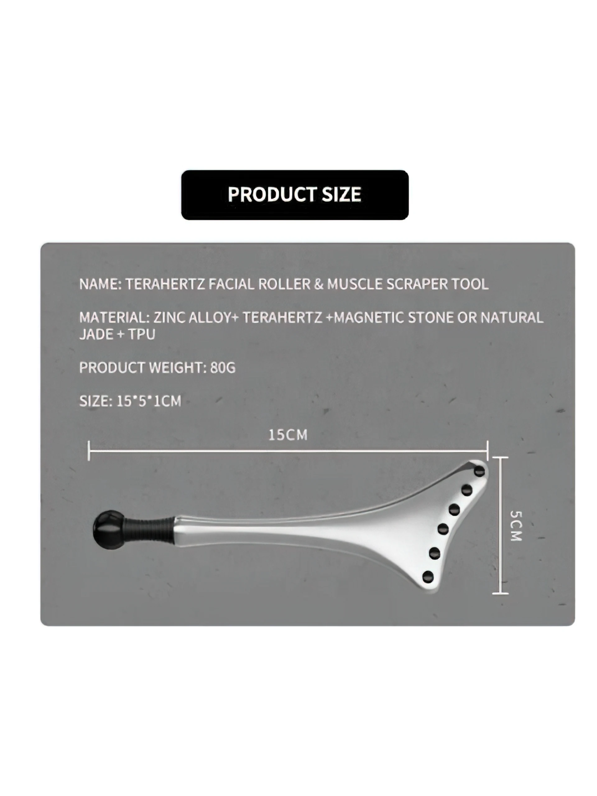 Terahertz GuaSha Facial Beauty Scraping Massage Tools Firm Skin Care Face Gua Sha SPA Physical Therapy Gue Che Lifting Device