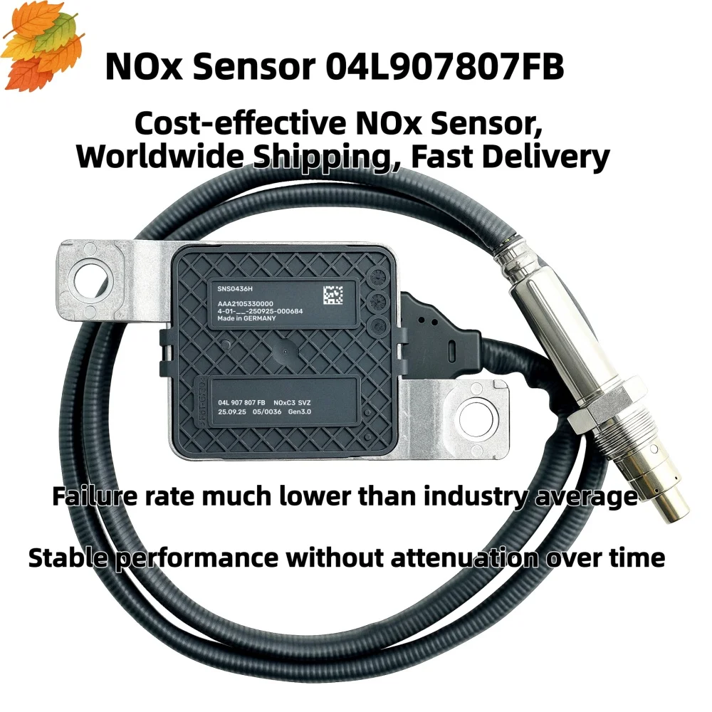 

The brand-new nitrogen oxide sensor 04L907807FB SNS0436H for VW Crafter 2017-2025 2.0L Diesel for MAN TGE Bus 2.0TDI Euro VI