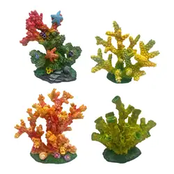 Adorno coral para acuario – Decoración escritorio multiposición