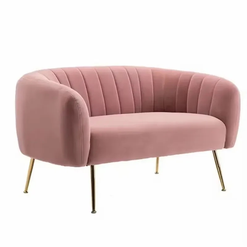 Hot-selling luxury velvet fabric living room armchair luxury furniture modern sofa set