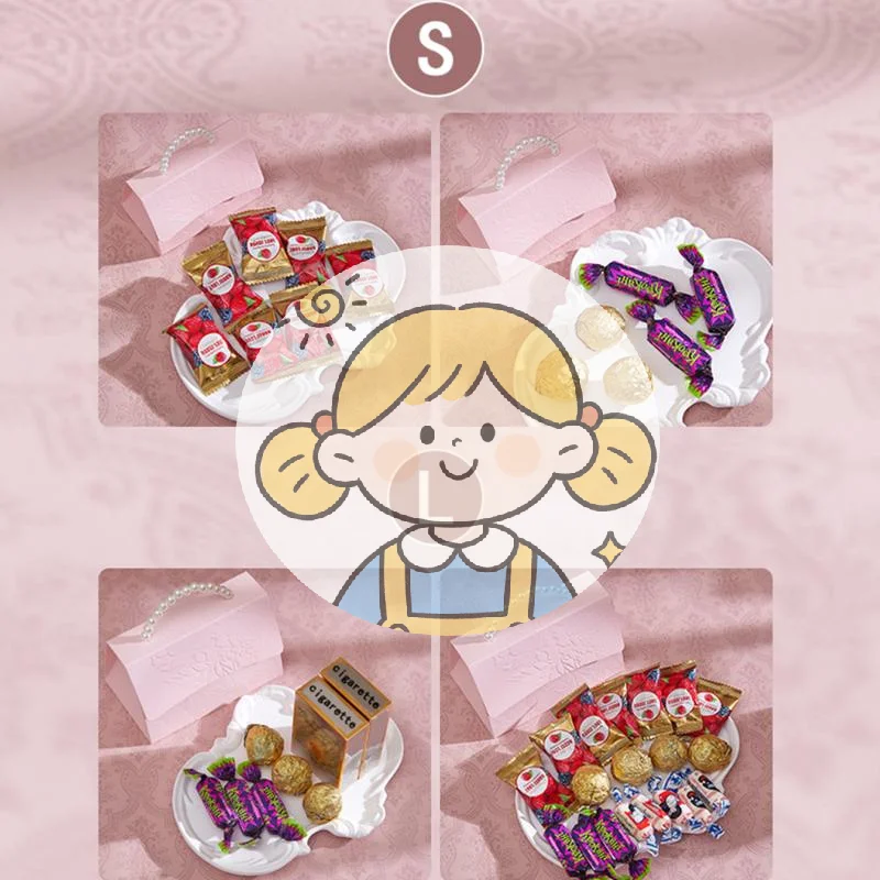 

[HF][HS] 10 шт. розовых перламутровых портативных подарочных коробок для свадьбы, с лентой, для сувениров, конфет, бумаги, DIY, упаковочные принадлежности для вечеринок