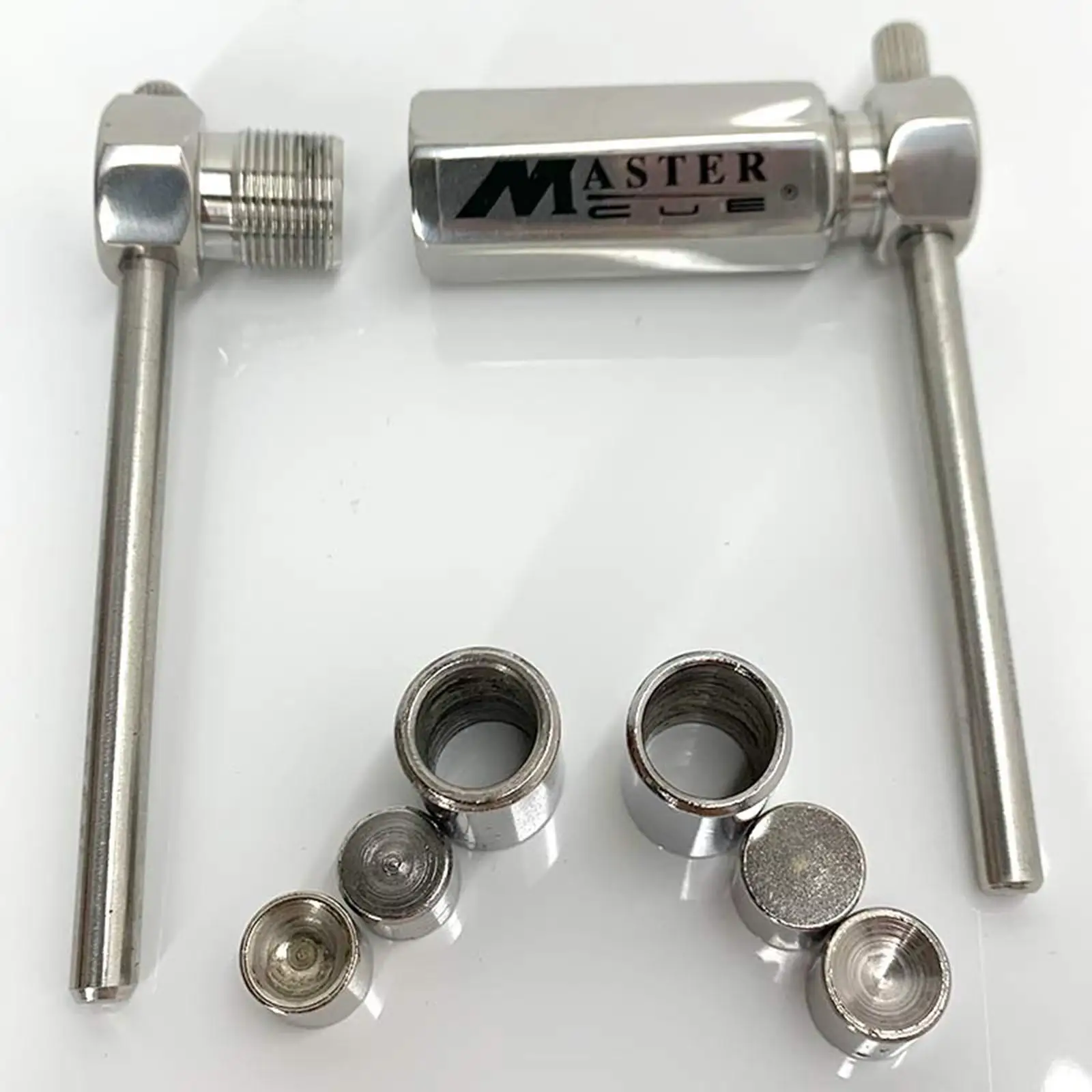 

Adjustable Cue Tip Compressor Pool Cue Hand Tool Shaper Billiard Accessory for Snooker Cue Tip Repair and Care