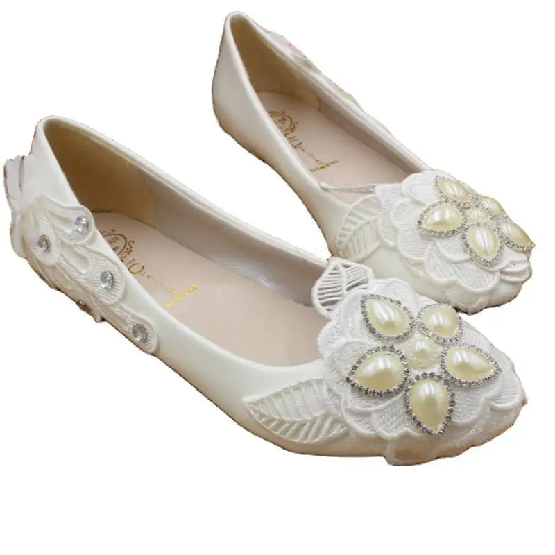 Zapatos de tacón fino para mujer, calzado de lujo con diamantes de imitación y flores brillantes, de 3, 5 y 8CM, para boda, novedad