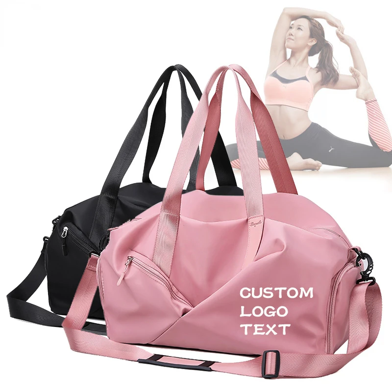 Bolso de Gimnasio Deportivo multifunción para mujer, bolsa seca y húmeda, bandolera de hombro para natación, viaje de fin de semana, bolsa Oxford de entrenamiento de Fitness