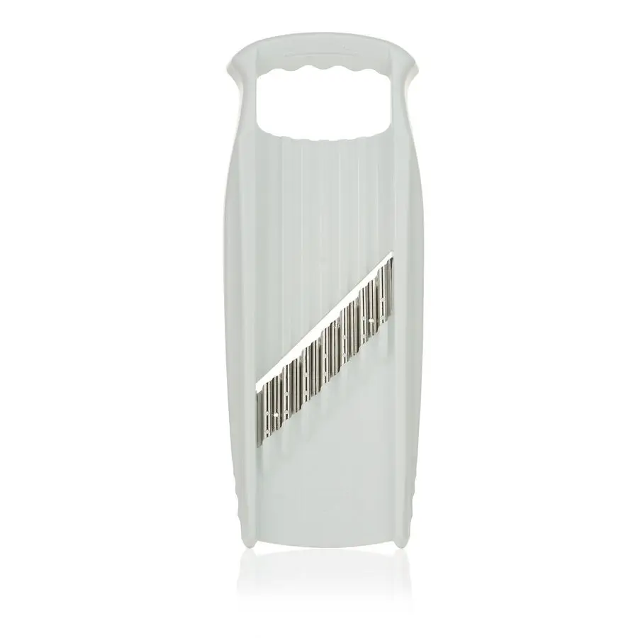 

Волнистая овощерезка WaveWaffle XXL PowerLine Crinkle Cut белого цвета для овощей, волнистая мандолина для овощей, волнистая овощерезка для картофеля