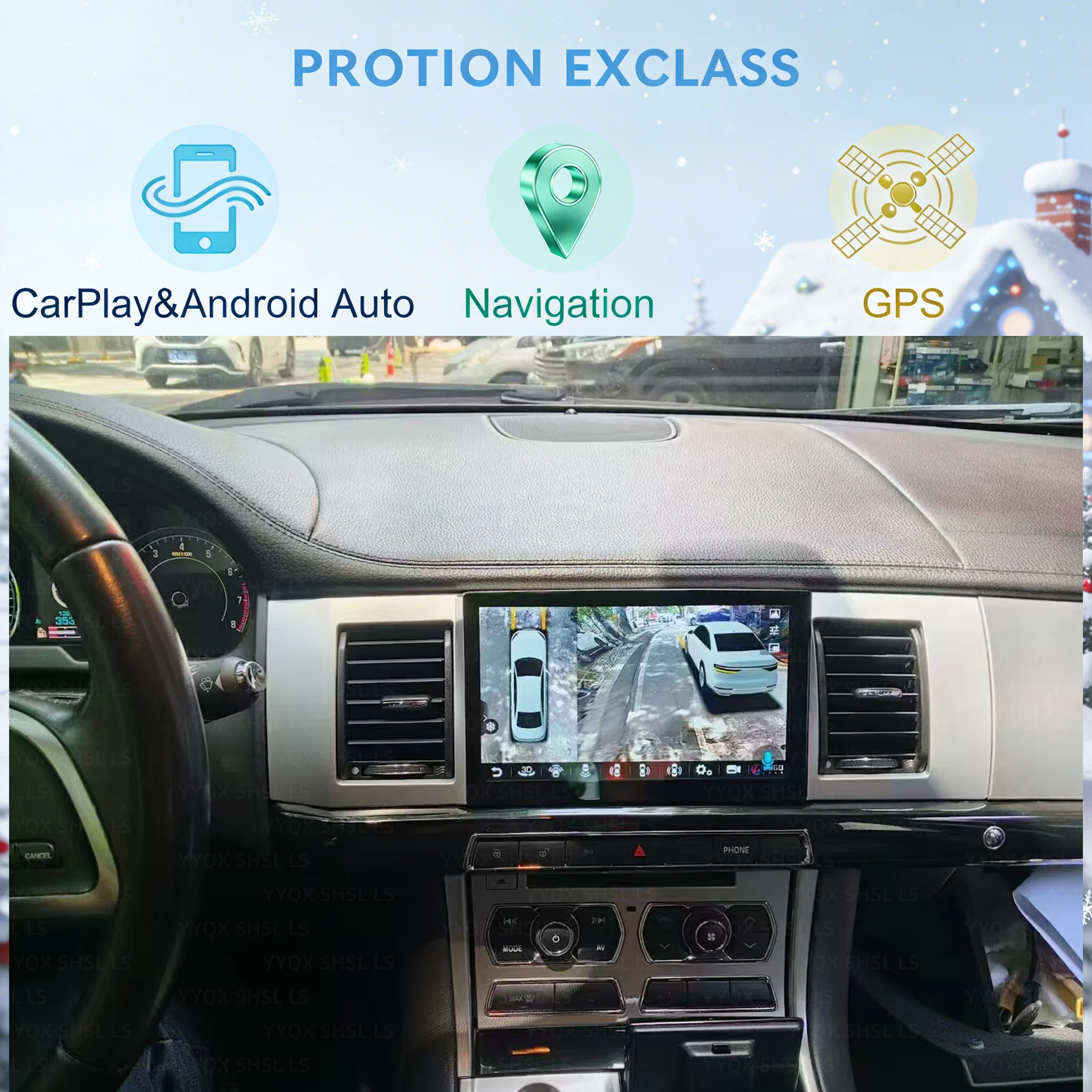 

Android14 для Jaguar XF 2008-2015, беспроводной Carplay, авто GPS-навигатор, автомобильный мультимедийный видеоплеер, головное устройство
