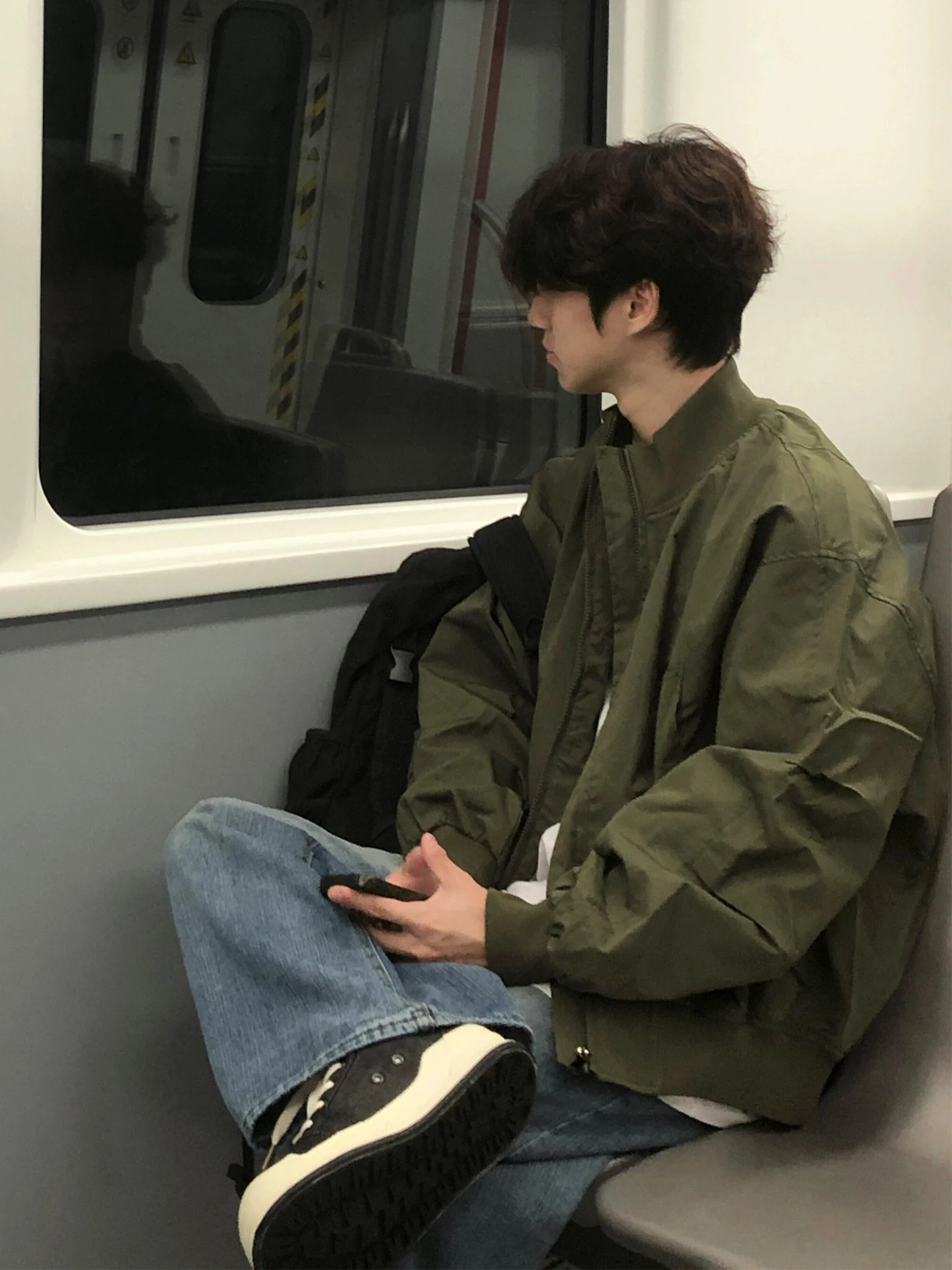 

Military een Flight Jaet Men's Autumn Winter ort American Retro Sle Baseball Coat Loose Fit Youth Faion Outerwear