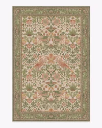 William Moris Strawberry Thief Stone Gold Rug Classic Design Textured Living Room Rug Art Home Decor Rug Strawberry thief rug