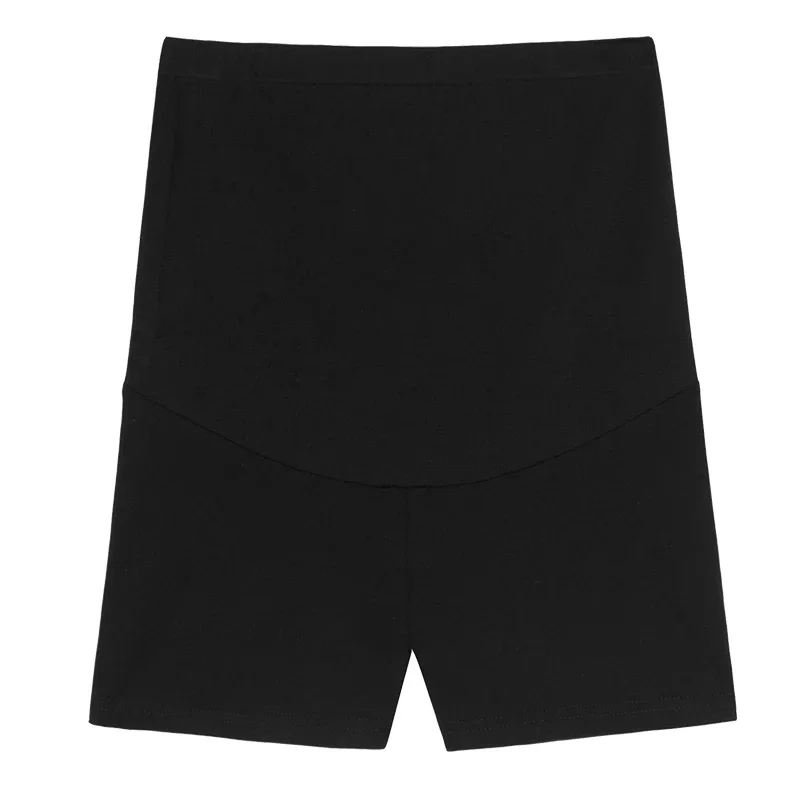 Calça de maternidade sem costura respirável para gestantes, apoio na cintura, roupas legging, shorts de segurança para gravidez verão