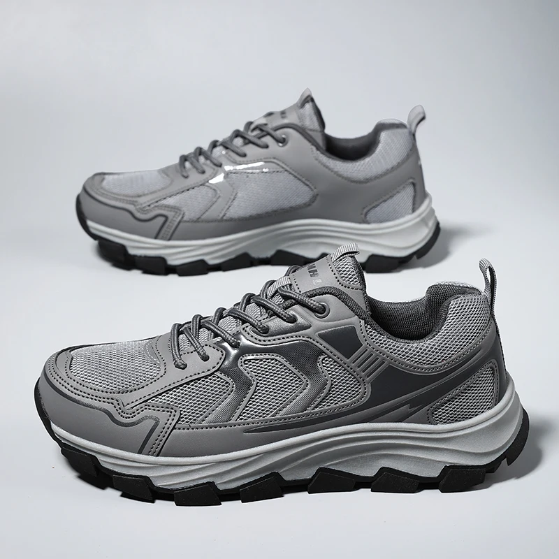 

Breathable Hiking Shoes Men's Trail Sports Shoes Luxury Designer Climbing Trekking Sneakers Lace Up Men Mountain Hunting Shoes