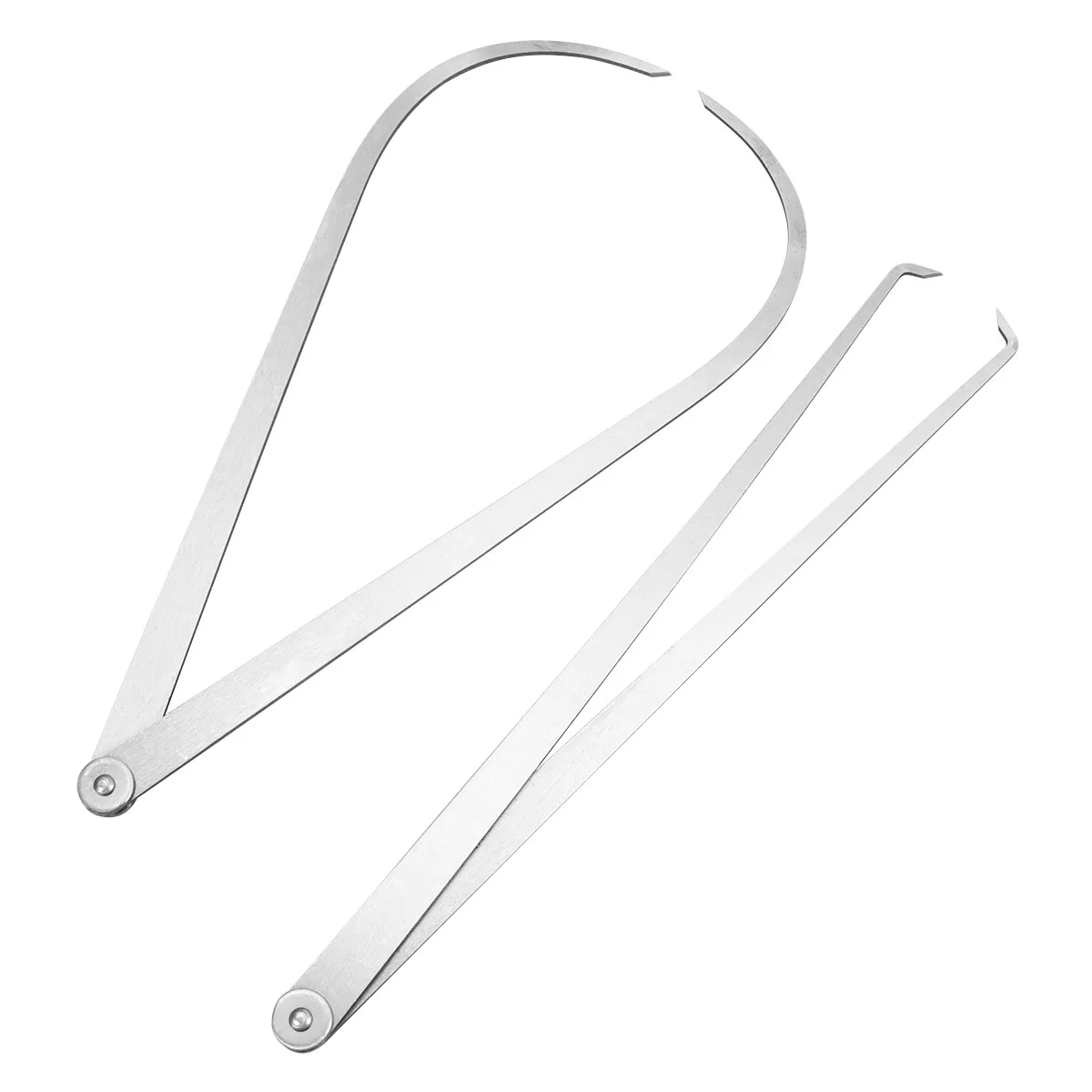 Calibro di misurazione in acciaio inossidabile da 2 pezzi 350 mm Calibri resistenti alla ruggine per lunghezza del diametro