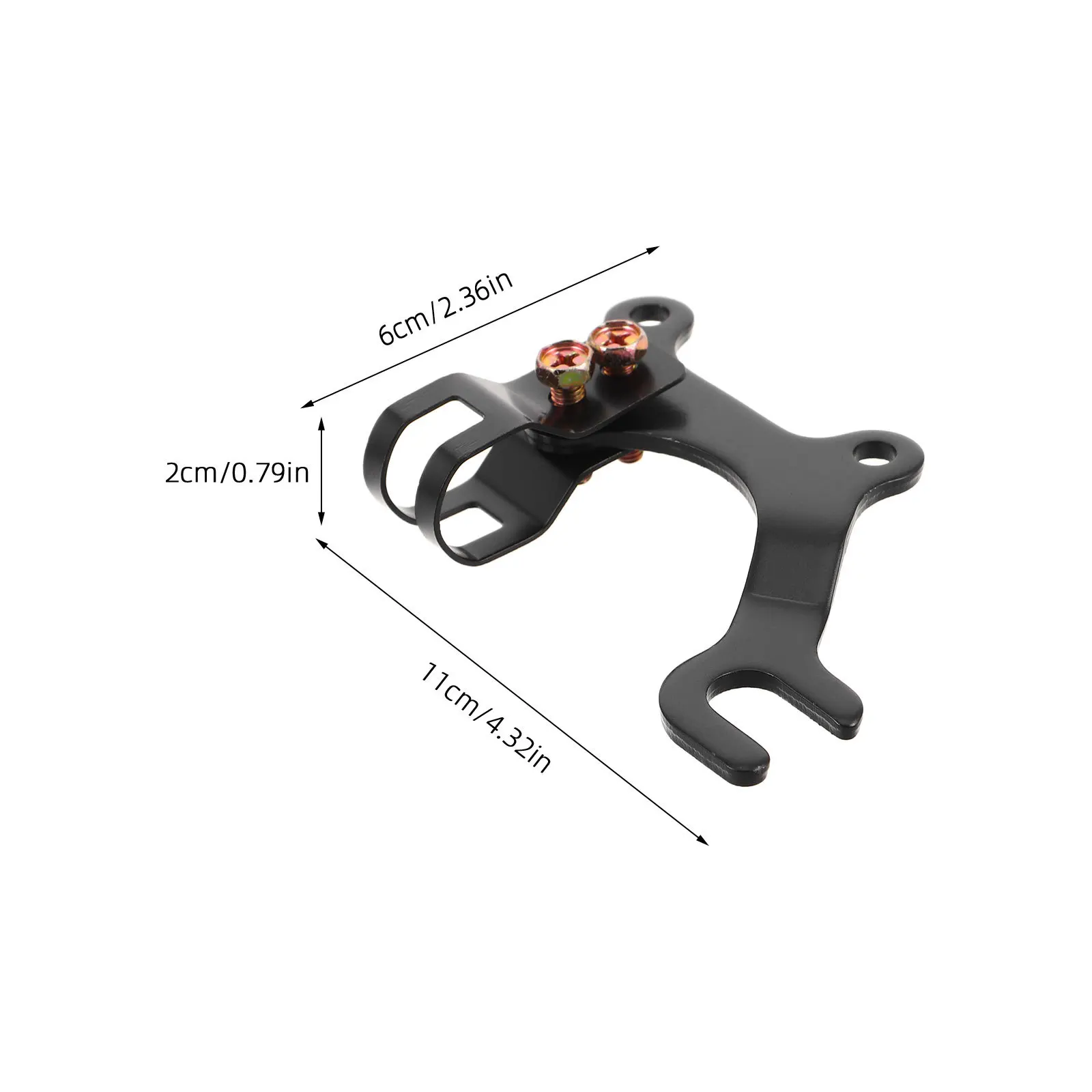 1Pair Disc Brake Conversion Bracket Lightweight Design Compatible Standard Bicycles Improved Safety Riding Experience