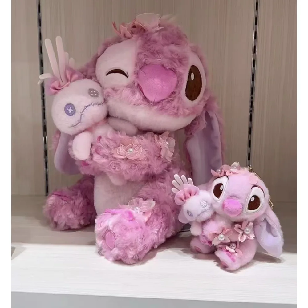 Lilo & Stitch mignon dessin animé poupées en peluche jouets Kawaii Anime doux poupées en peluche oreiller en peluche apaiser jouets cadeau d'anniversaire pour garçons filles