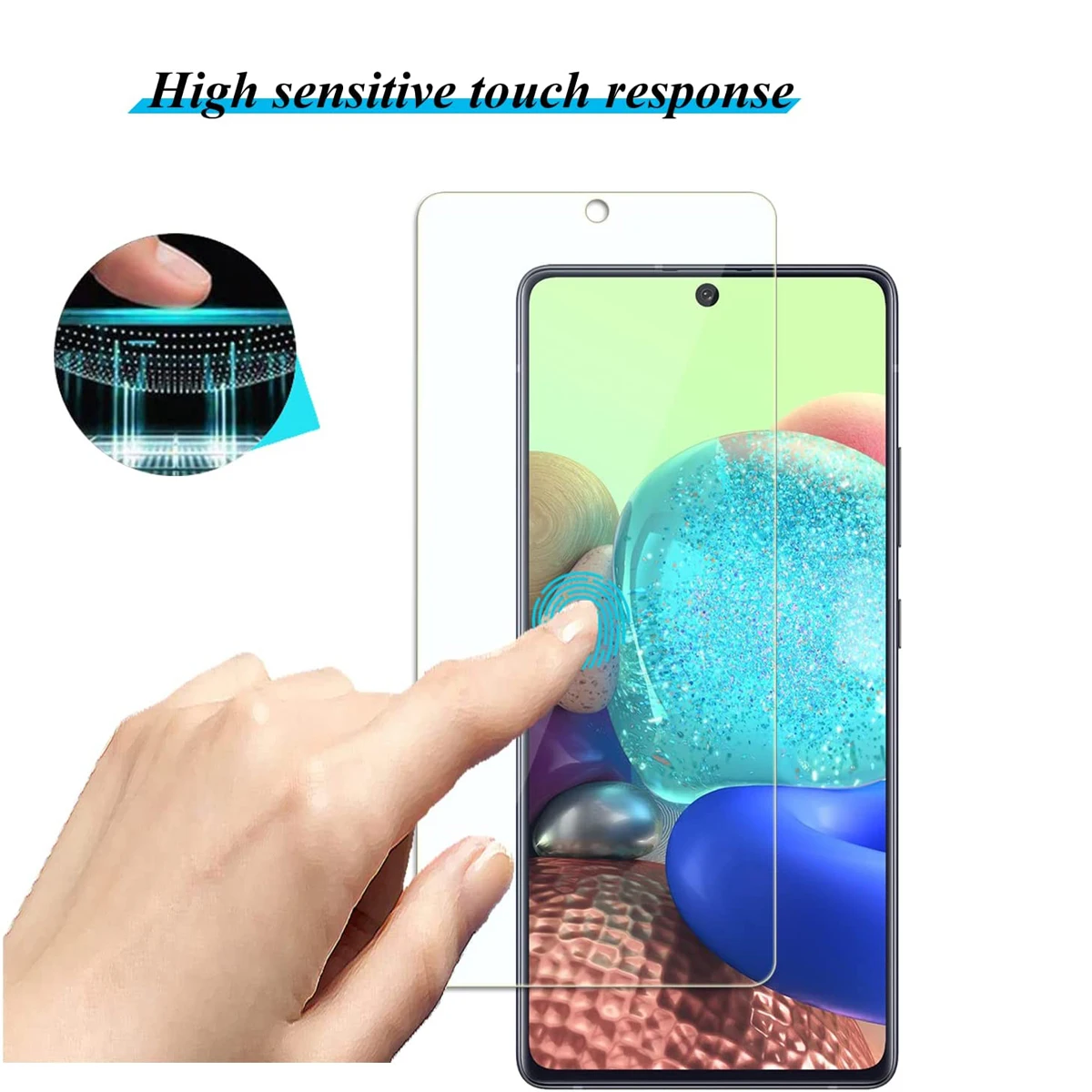 2/4Pcs Tempered Glass For Samsung Galaxy A52 A52s 5G Screen Protector Glass Film