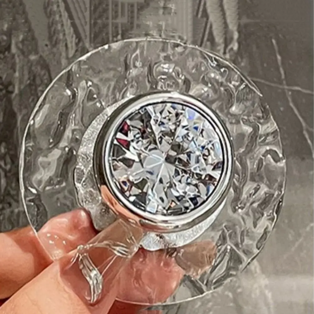 Acrilico bagno cristallo trasparente gancio parete appendiabiti maniglia porta asciugamano chiave gioielli gancio accessori da cucina