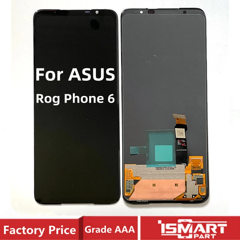 

For ASUS ROG Phone 6 LCD Display Touch Screen Digitizer AMOLED Assembly For ROG6 Pro LCD Replacement Part