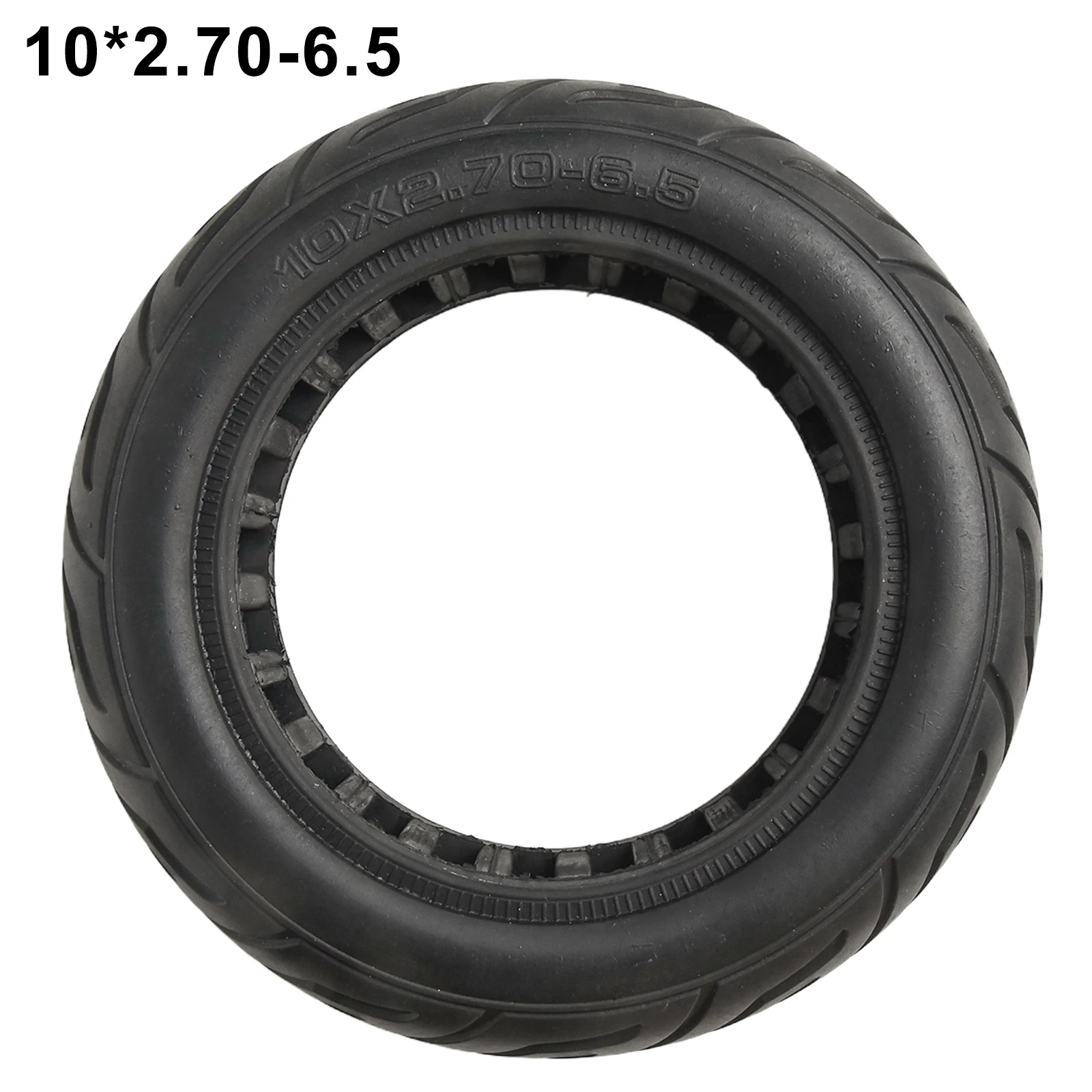 

10-дюймовая твердая шина 10x2,70-6,5 для ежедневных поездок, подходящая для электрических скейтбордов, удобная езда, простая установка