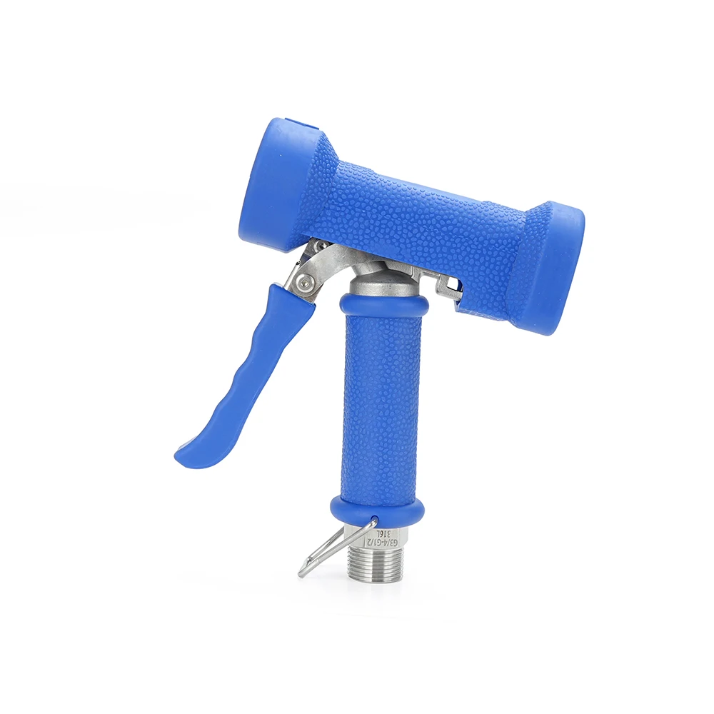 RB65 Series High‑Pressure Water Spray Gun, Heavy‑Duty Industrial Hot Water Washing Gun, Cleaning Spray Tool For Machinery