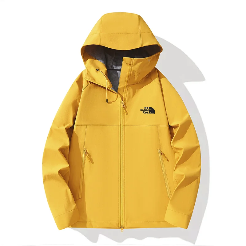 Same Style Couples Hooded Interchange Jacket Waterproof Scratch-Resistant Wear-Resistant Autumn New Winter Outdoor Casual Jacket