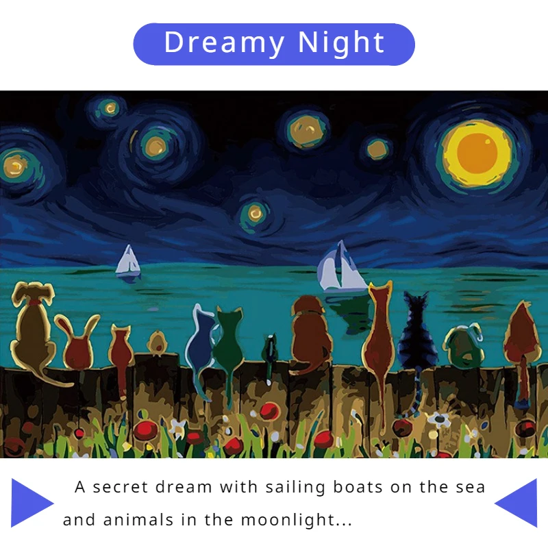 38 * 26 cm Papierowe puzzle dla dorosłych 1000 elementów Dreamy Night Odstresowanie dla dorosłych Dzieci Edukacyjne zabawki rozrywkowe Boże