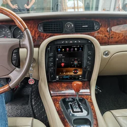 For Jaguar XJ X-TYPE S-TYPE 2004-2008 Android 13 8G256G Multimedia DVD Player Carplay GPS Navigation Touch Screen Car Radio