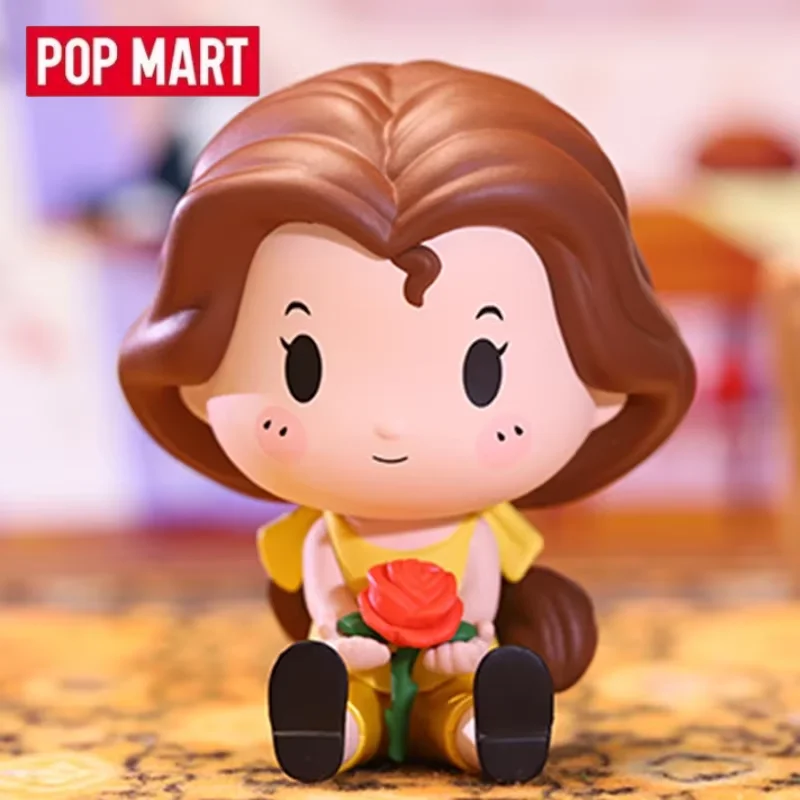 POP MART Disney Princess Pajamas Series Original Blind Box Surprise Mystery Box Cute Anime Action Figure Ornaments Figurines