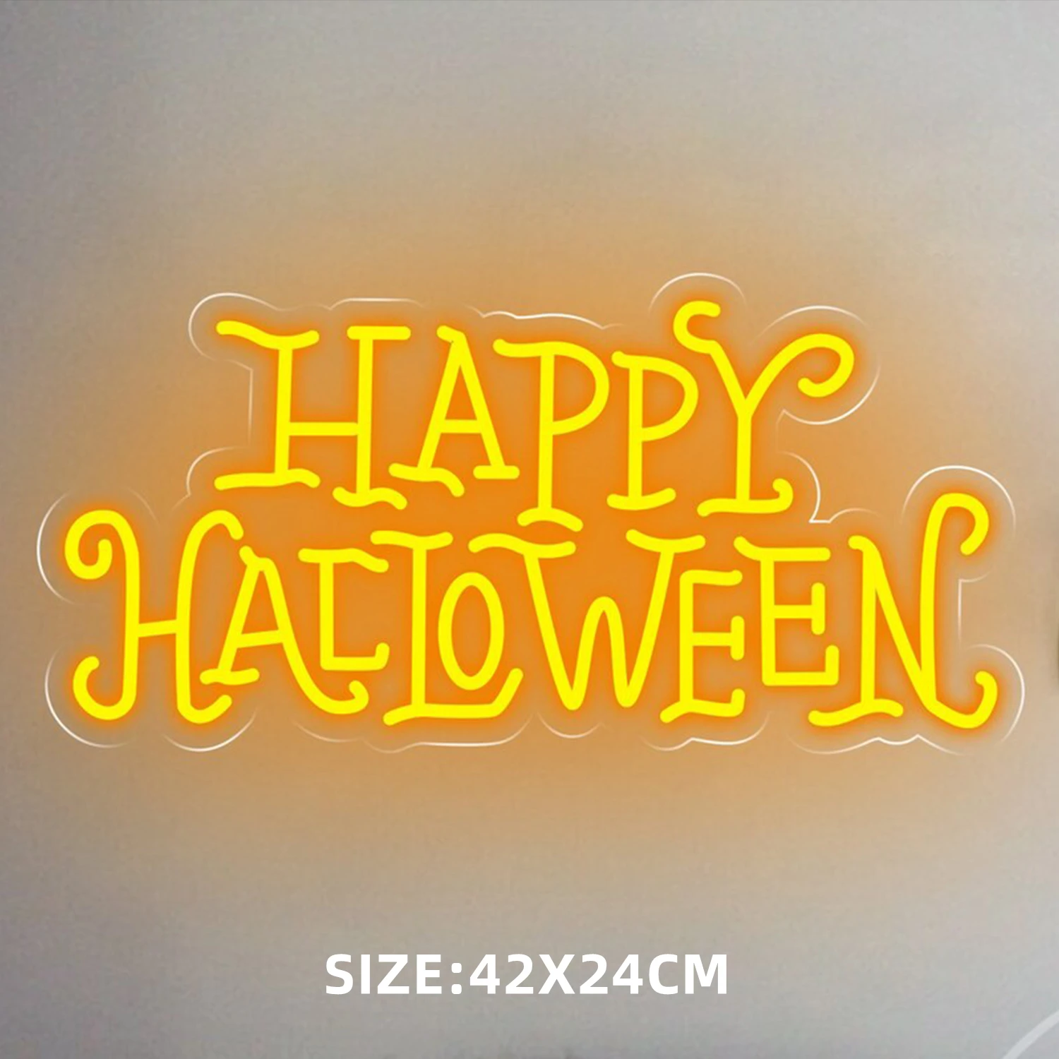 Halloween Neon Sign Halloween Party Decorations Dimmable Led Light Neon Sign For Home Bar Room Spooky Wall Decor Halloween Gift