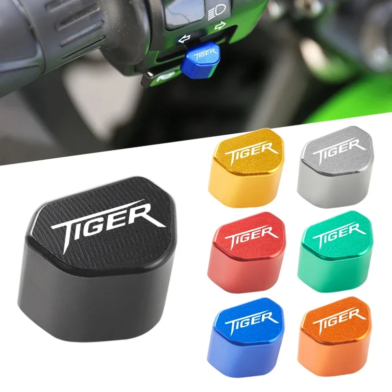ل انتصار النمر 660 800 900 GT PRO رالي اكسبلورر 1200 1200 XCA XC CNC الألومنيوم دراجة نارية زر بدوره إشارة التبديل غطاء مفتاح