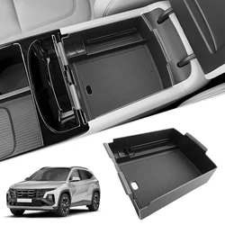 RUIYA for Hyundai Tucson NX4 Limited 2025 2026 Car Armrest Box Storage Central Control Container Auto Tucson 2025 Accessories