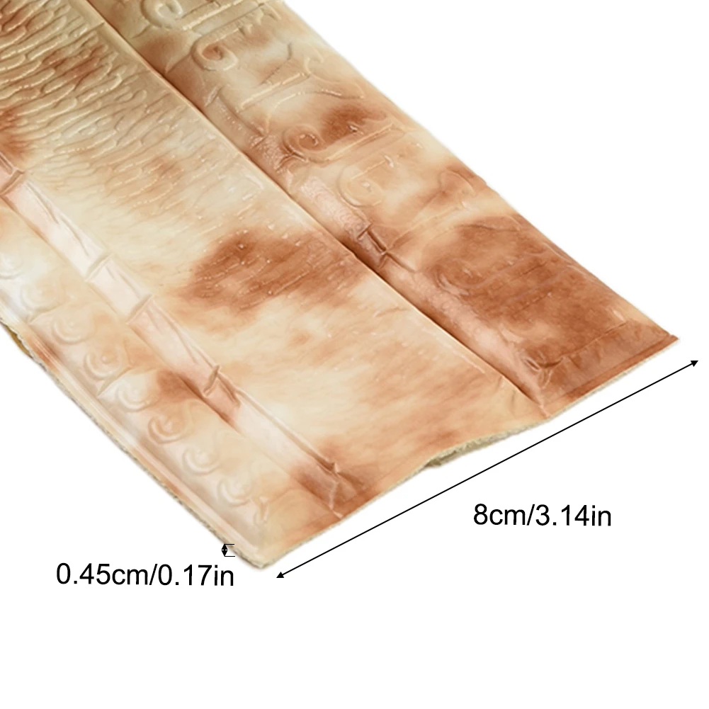 PE Foam Decorative Trim Strip for Wall Edging Skirting Line Border and Background Frame Accent on Smooth Flat Surfaces