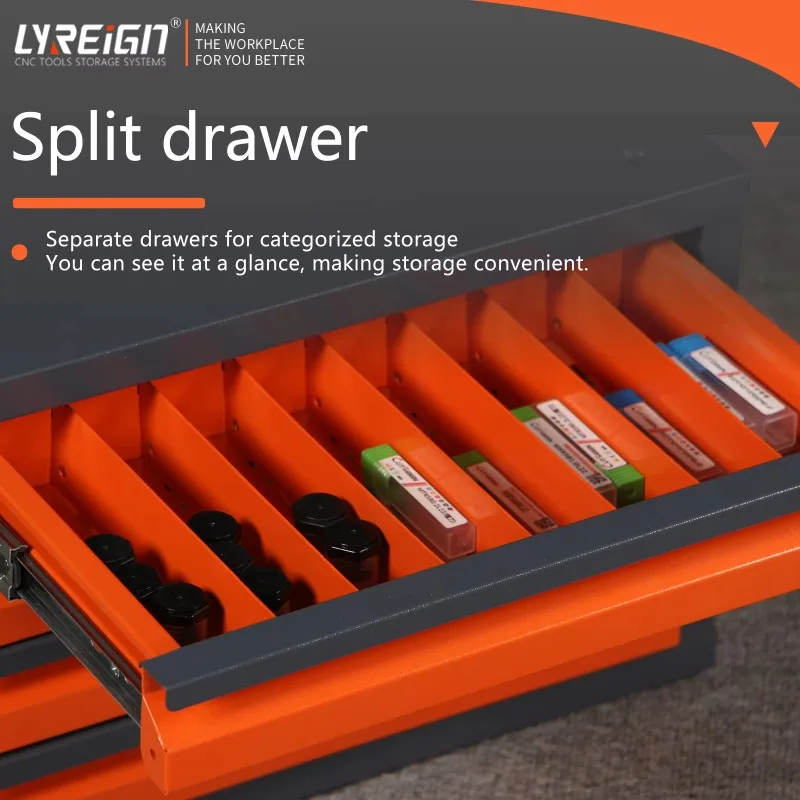 Milling Cutter Storage Cabinet Drill Bit Distributor 5 Drawer Drill Bit Milling Cutter Storage Box