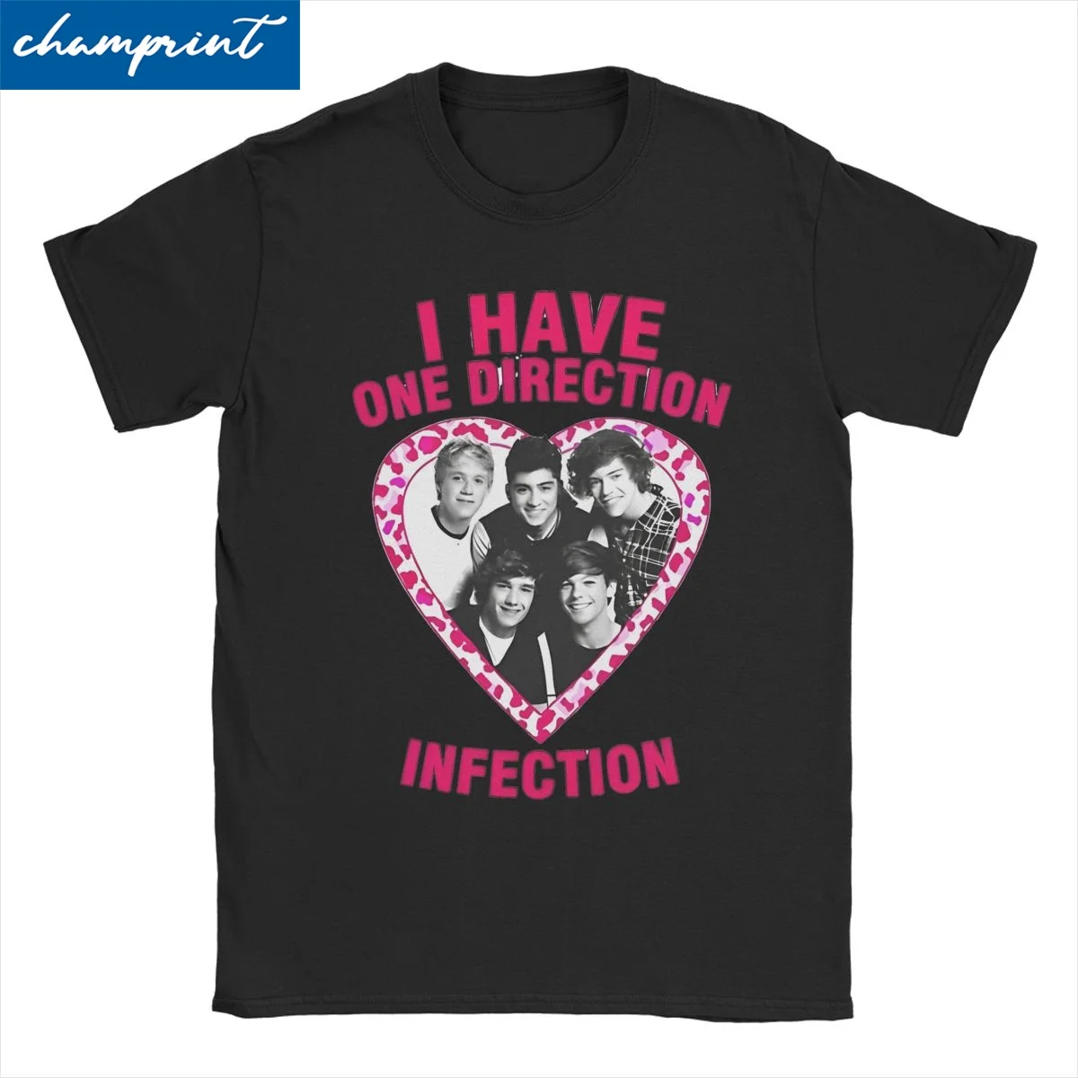 Vintage I Have Directiond Infection Rock T-Shirts Men Women's Round Collar Pure Cotton T Shirt Tee Shirt Big Size Clothes