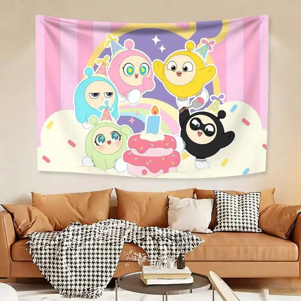 

Pop Game Peripheral Eggy Party Flag Outdoor Decorations for Bedrooms Home Decor Items Decoration Banners
