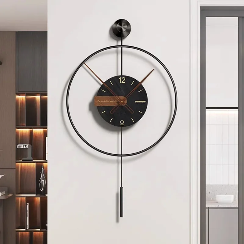 Aesthetic Bathroom Wall Watch Korean Bedrooms Creative Silent Fashion Design Nordic Clock Wall Design Saat Room Decorations