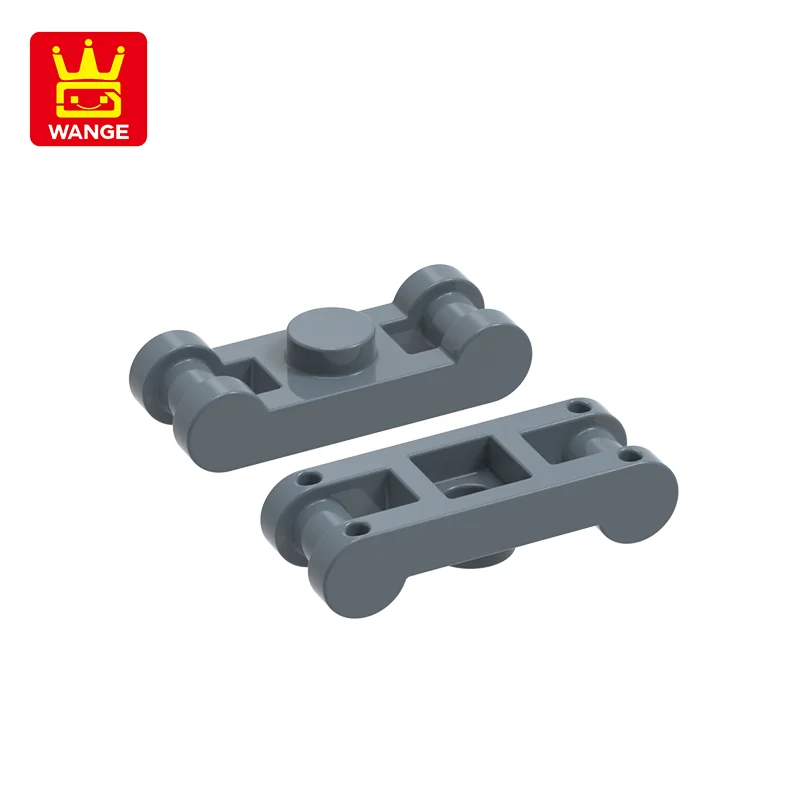 Wange225Pcs/lot 78257 Plate, Modified 1 x 1 with Bar Handles on Ends Compatible with Block Moc Color City Accessories Parts