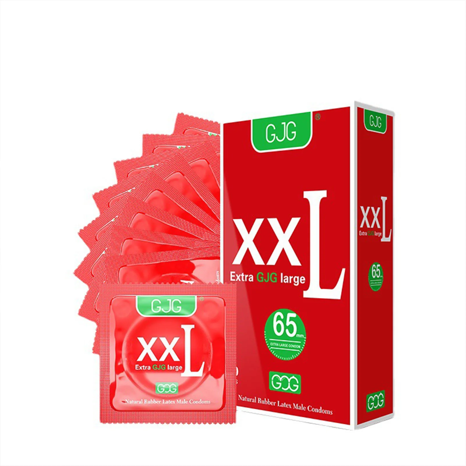 10pcs Large Size 65mm Condom Sex Toys Lubricated Sexual Stimulation Safety Condoms Contraception Penis Sleeves Sex Goods For Men