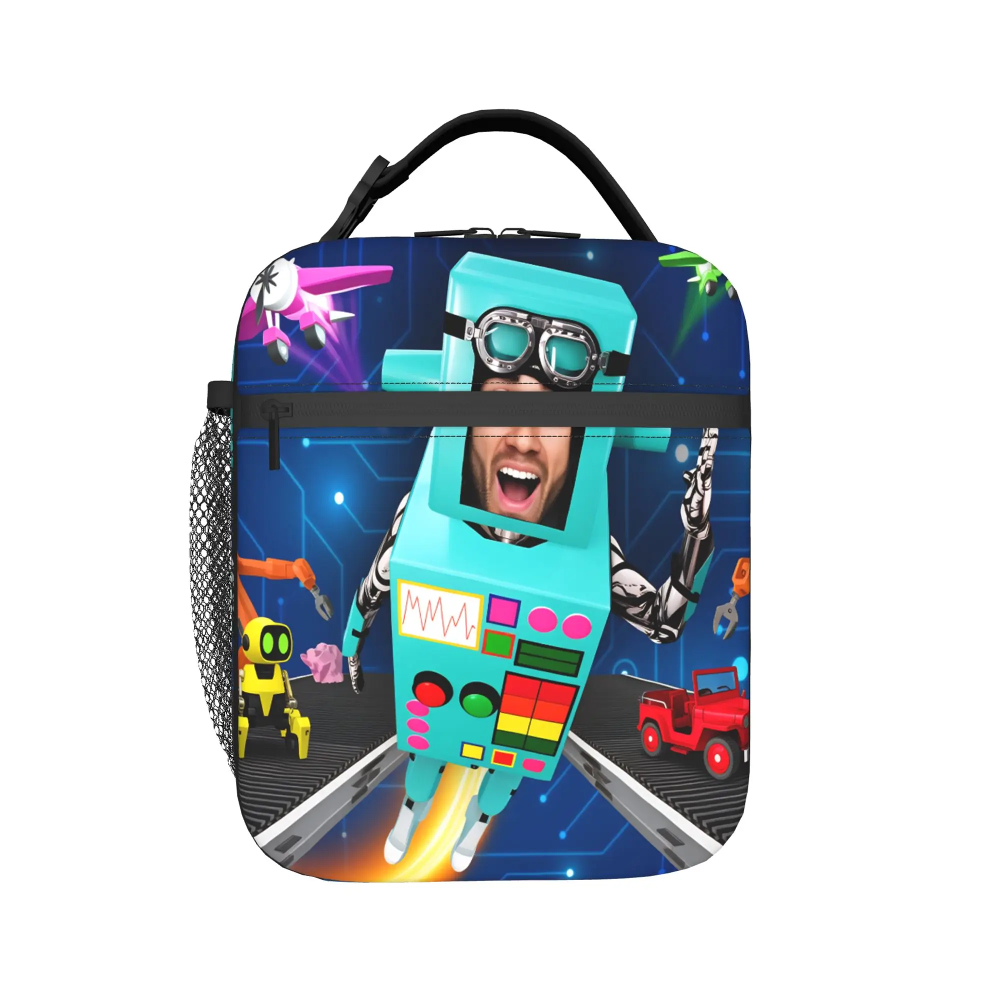 Dannys Go Lunch Bag  Funny Lunch Box For Girls School Convenient Cooler Bag Waterproof Print Tote Food Bags