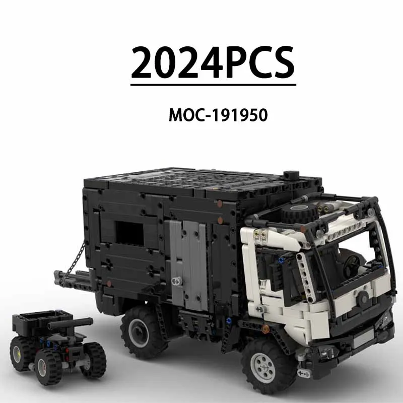 Building Blocks MOC-36219 42175 Truck Trailer Spare Version Splicing Building Blocks 2024PCS Kids Birthday Toys Christmas Gifts