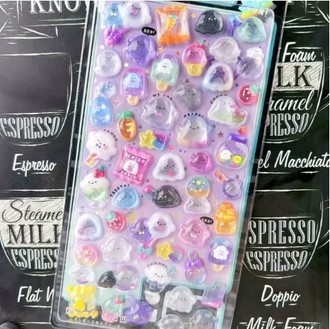 

Милые 3D наклейки с кристаллами и бриллиантами для девочек, приподнятые наклейки с героями мультфильмов для детей, сделай сам, скрапбук и декор для телефона