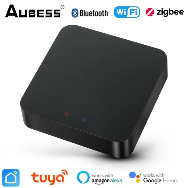 

Tuya Smart Gateway Hub Multi-mode WiFi Bluetooth ZigBee Smart Home Bridge APP Wireless Remote Control Support Alexa Google Home